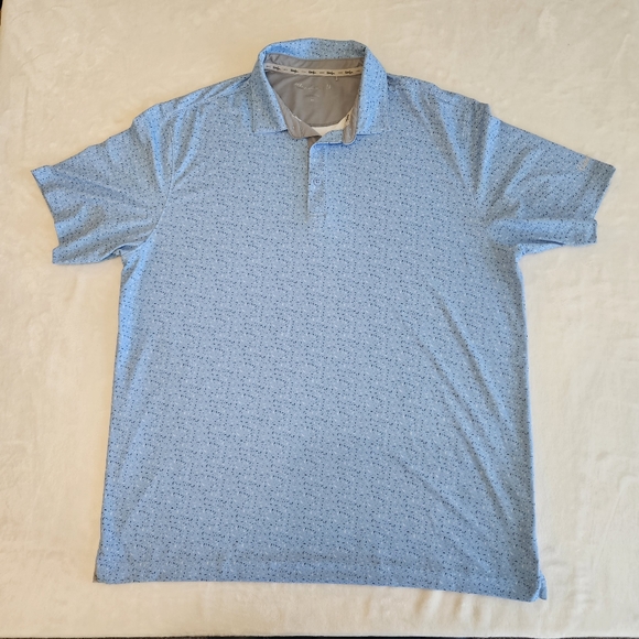 Short De Golf Walter Hagen Perfect 11 Homme - 10 Pouces D'entrejambe - Bleu Daybreak - NEUF